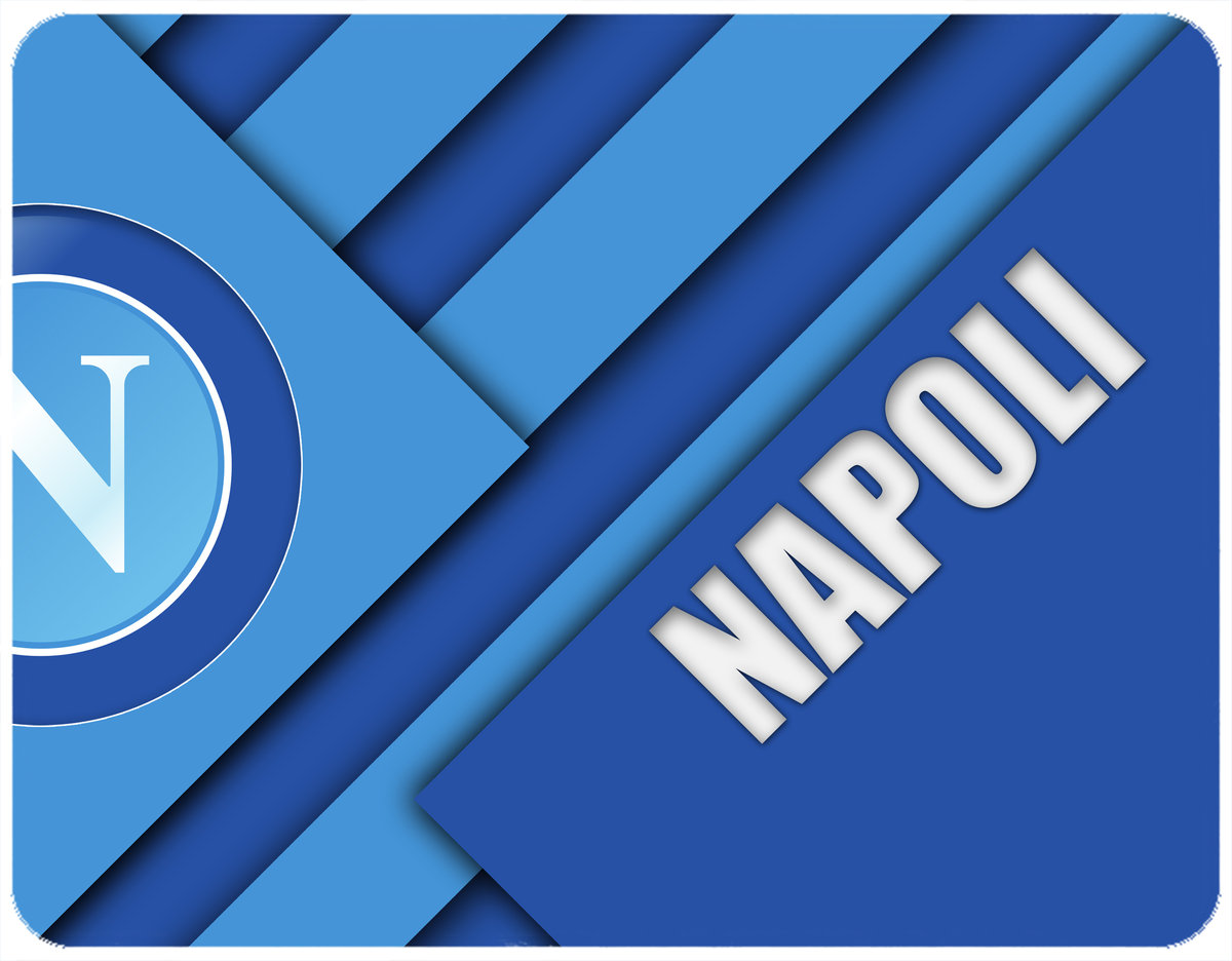 PODKŁADKA POD MYSZKĘ SSC NAPOLI Z IMIENIEM 23x19CM DO LAPTOPA