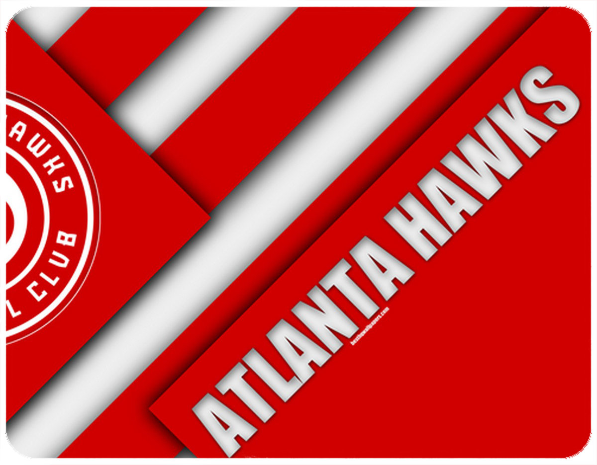 PODKŁADKA POD MYSZKĘ ATLANTA HAWKS + IMIĘ 23x19CM DO LAPTOPA