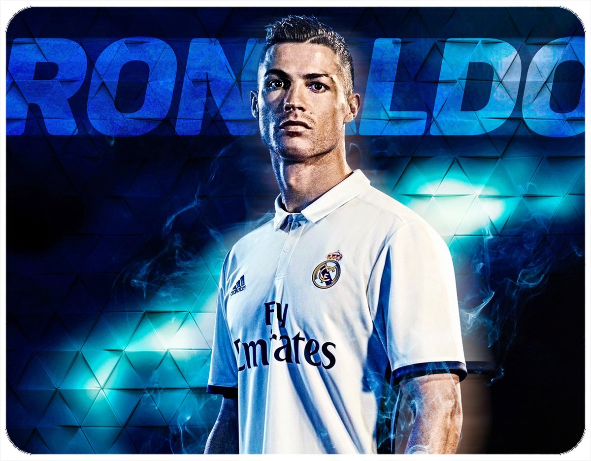 PODKŁADKA POD MYSZKĘ CRISTIANO RONALDO + IMIĘ 23x19CM DO LAPTOPA