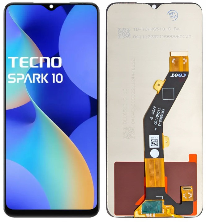 WYŚWIETLACZ EKRAN LCD DO TECNO SPARK 10 KI5Q
