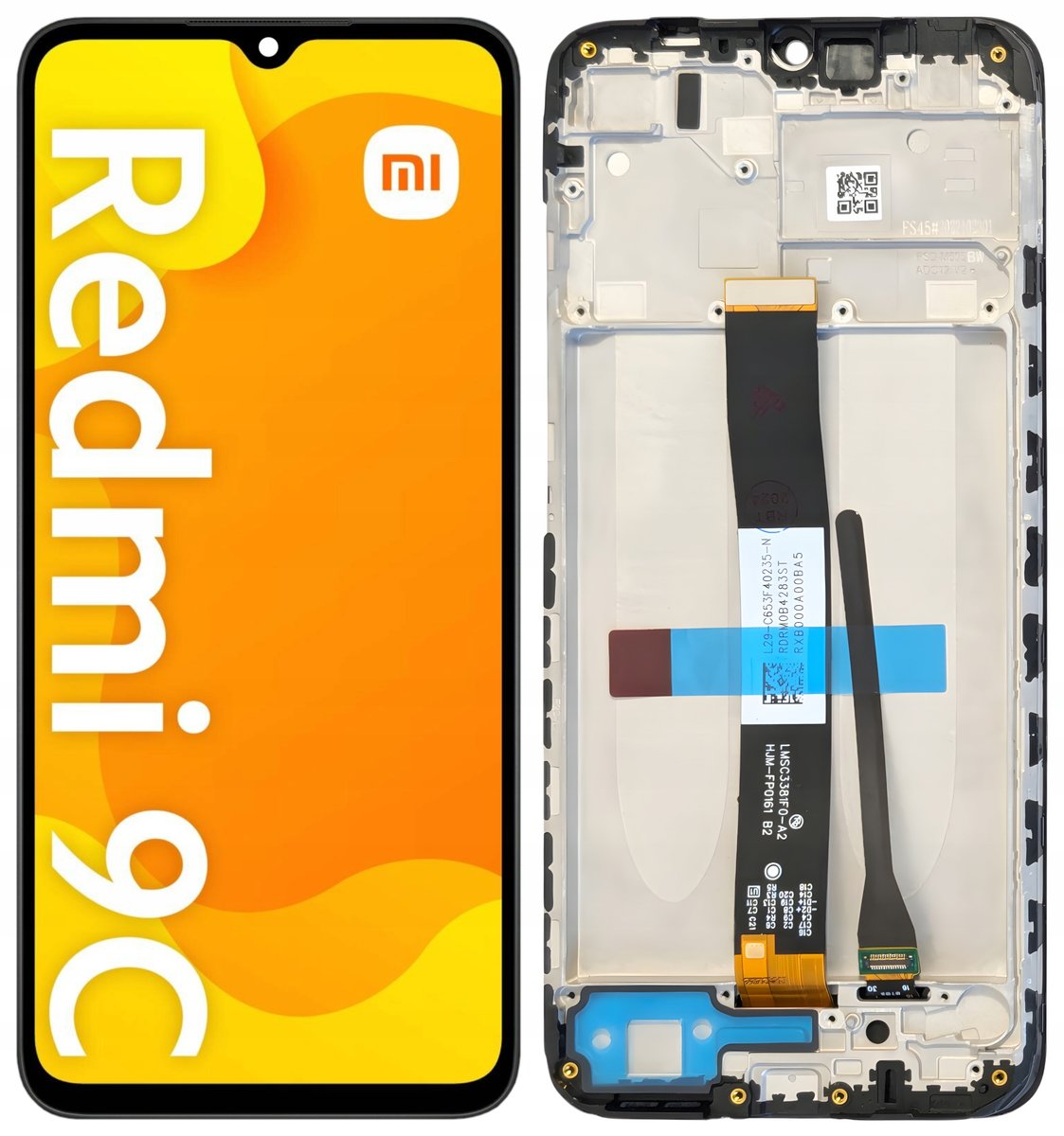 WYŚWIETLACZ EKRAN LCD DO XIAOMI REDMI 9C RAMKA M2006C3MG M2006C3MT