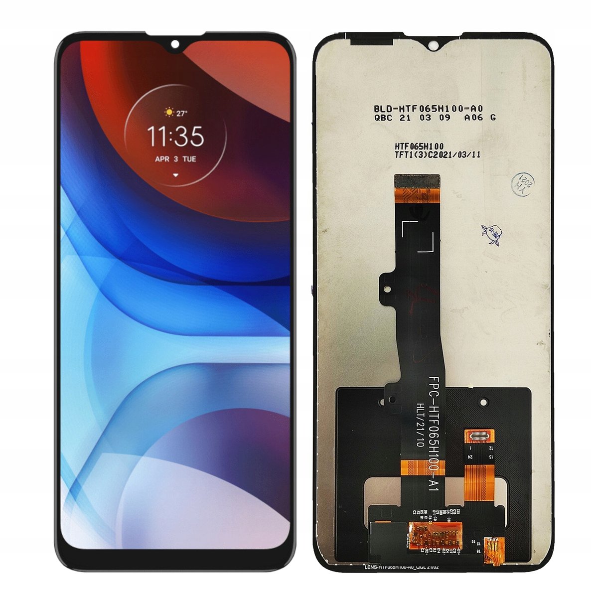WYŚWIETLACZ EKRAN LCD DO MOTOROLA E7i POWER