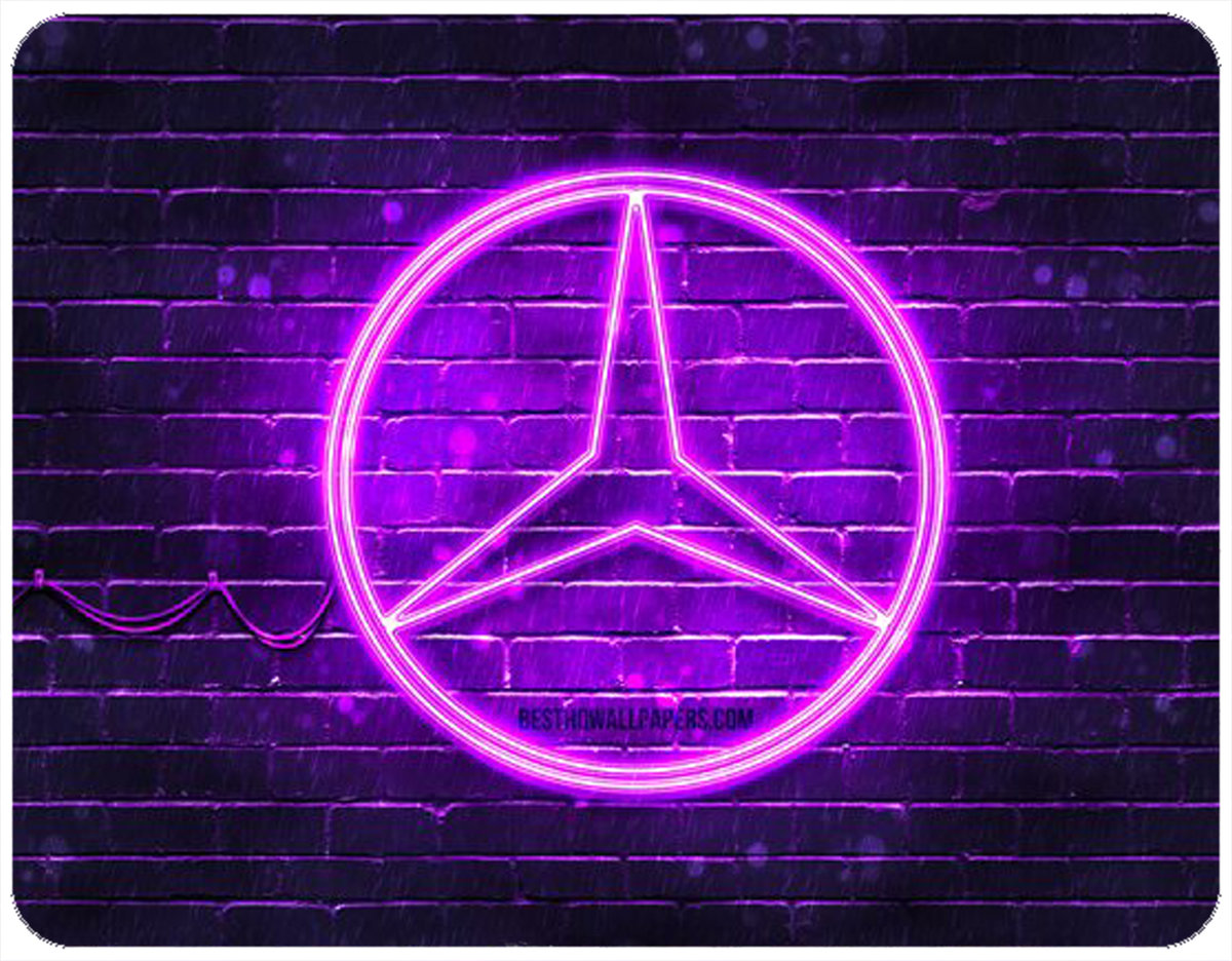 PODKŁADKA POD MYSZKĘ MERCEDES BENZ Z IMIENIEM 23x19CM DO LAPTOPA