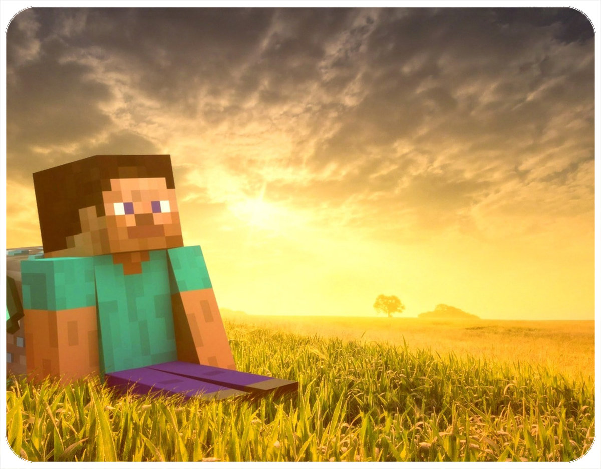 PODKŁADKA POD MYSZKĘ MINECRAFT Z IMIENIEM 23x19CM DO LAPTOPA