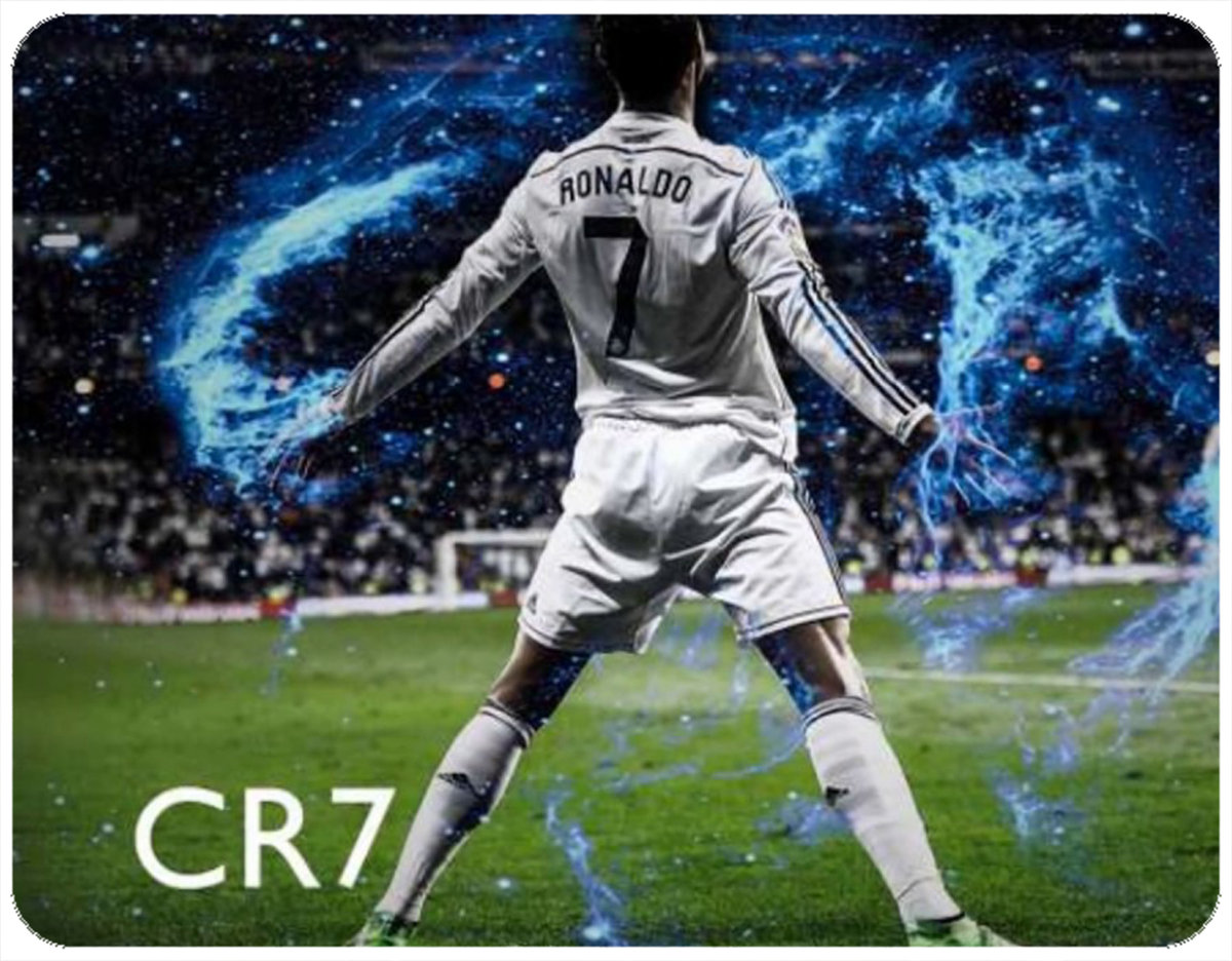 PODKŁADKA POD MYSZKĘ CRISTIANO RONALDO + IMIĘ 23x19CM DO LAPTOPA