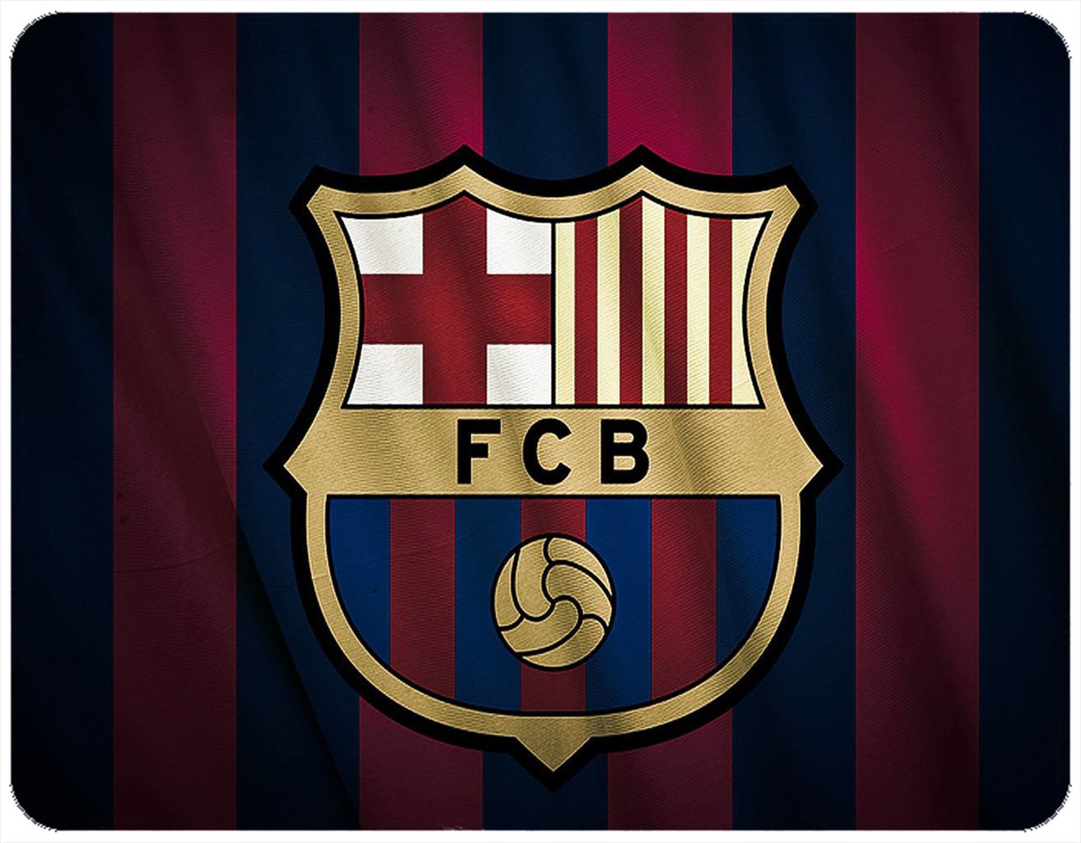 PODKŁADKA POD MYSZKĘ FC BARCELONA Z IMIENIEM 23x19CM DO LAPTOPA