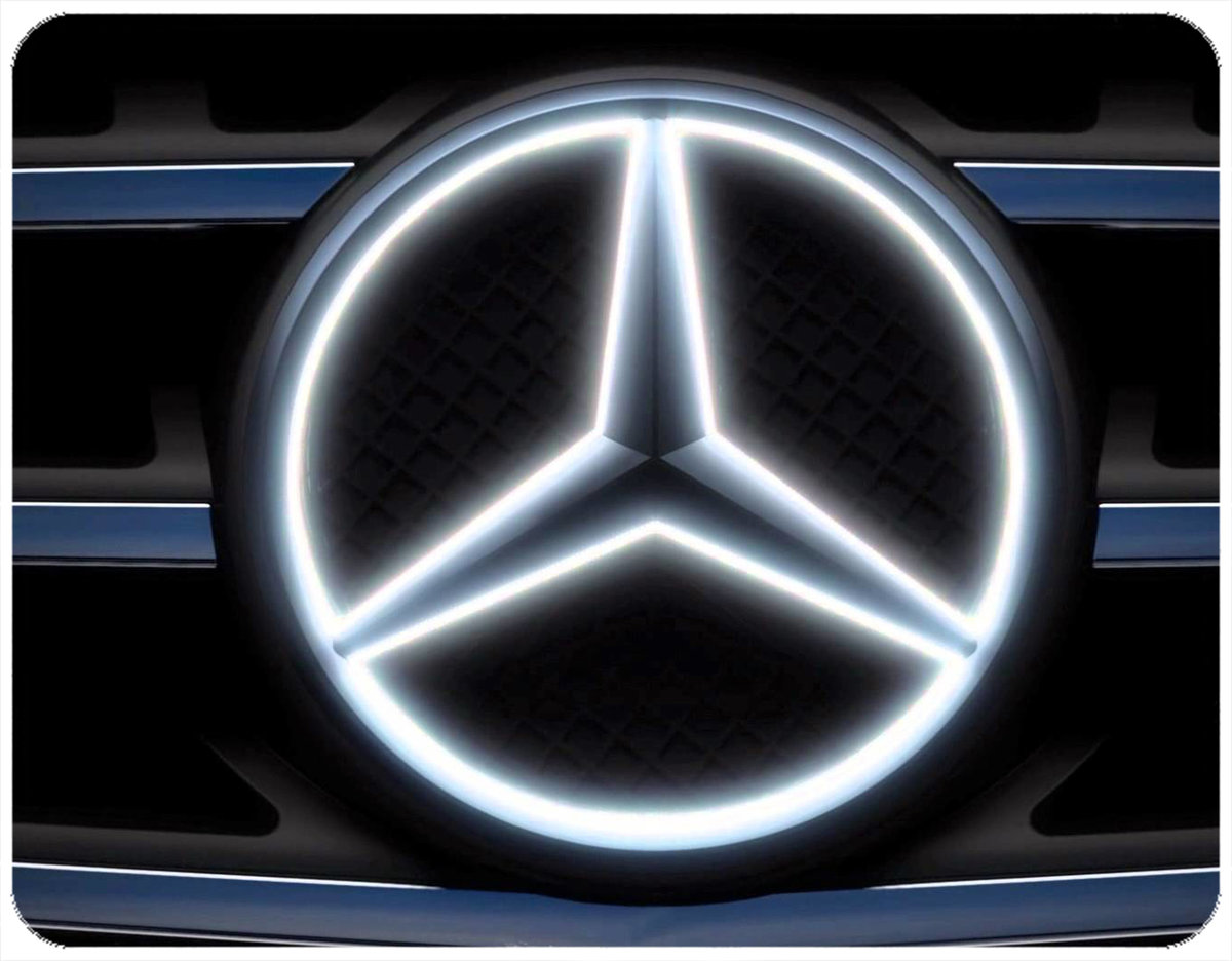 PODKŁADKA POD MYSZKĘ MERCEDES BENZ Z IMIENIEM 23x19CM DO LAPTOPA