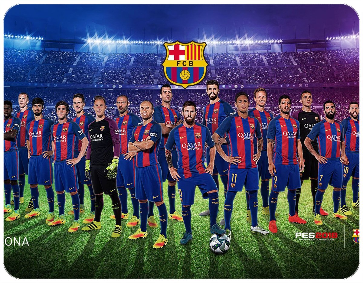 PODKŁADKA POD MYSZKĘ FC BARCELONA Z IMIENIEM 23x19CM DO LAPTOPA