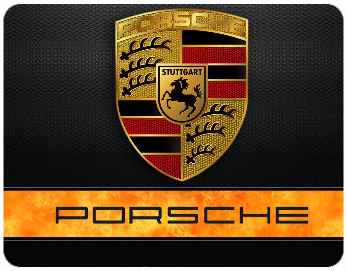 PODKŁADKA POD MYSZKĘ PORSCHE Z IMIENIEM 23x19CM DO LAPTOPA