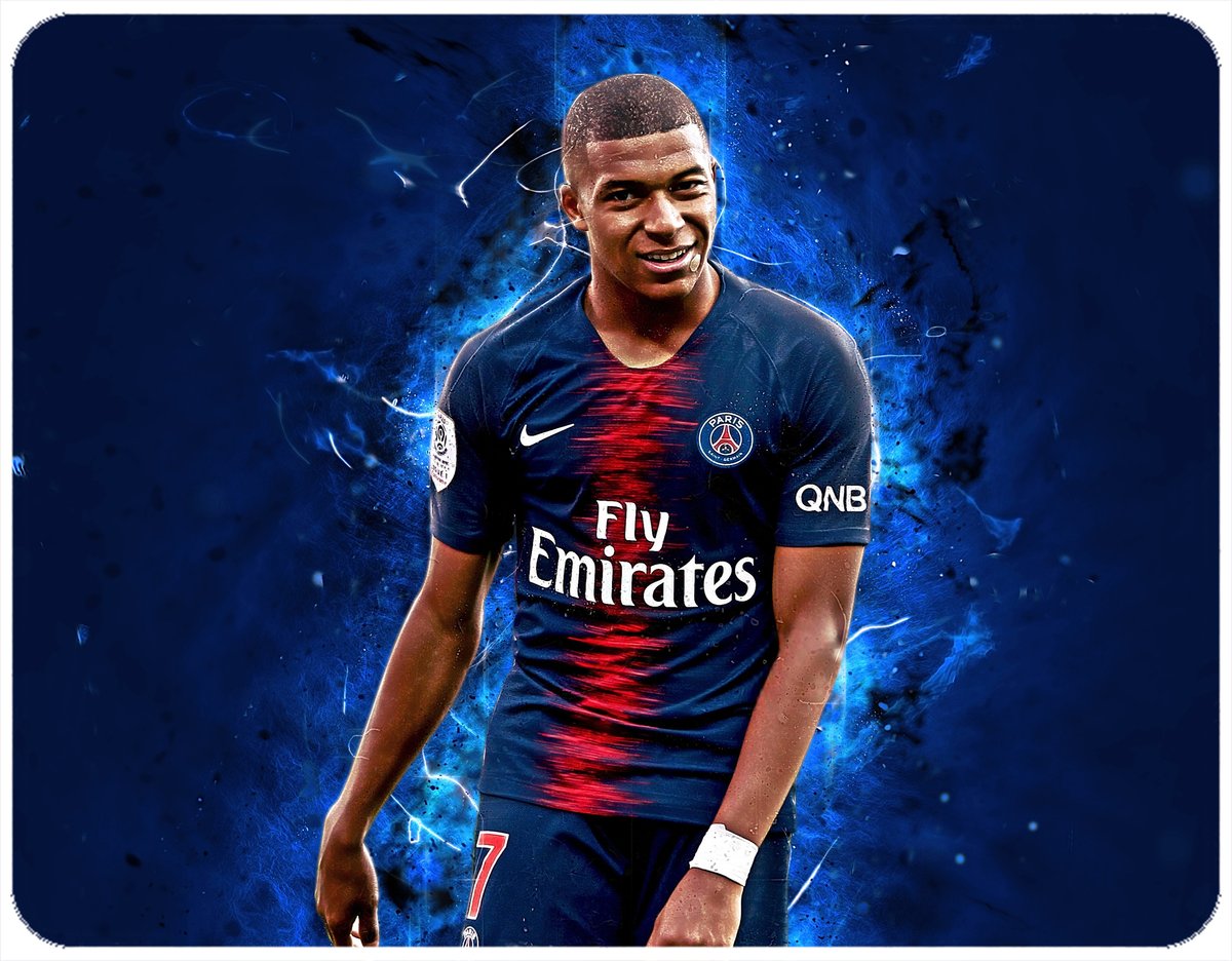 PODKŁADKA POD MYSZKĘ KYLIAN MBAPPE Z IMIENIEM 23x19CM DO LAPTOPA