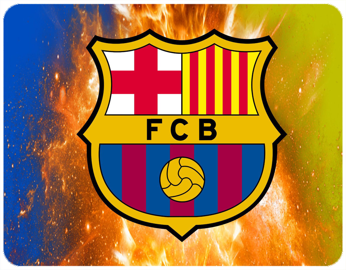 PODKŁADKA POD MYSZKĘ FC BARCELONA Z IMIENIEM 23x19CM DO LAPTOPA