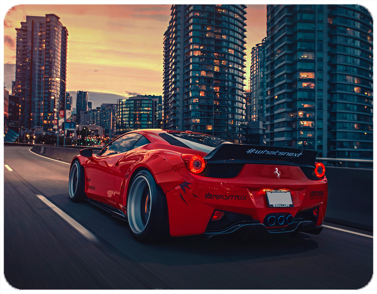 PODKŁADKA POD MYSZKĘ FERRARI Z IMIENIEM 23x19CM DO LAPTOPA