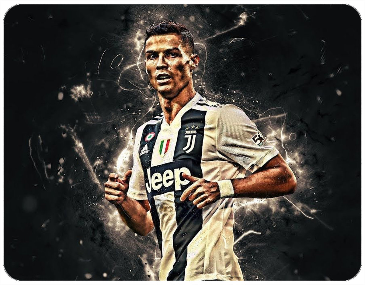 PODKŁADKA POD MYSZKĘ CRISTIANO RONALDO + IMIĘ 23x19CM DO LAPTOPA