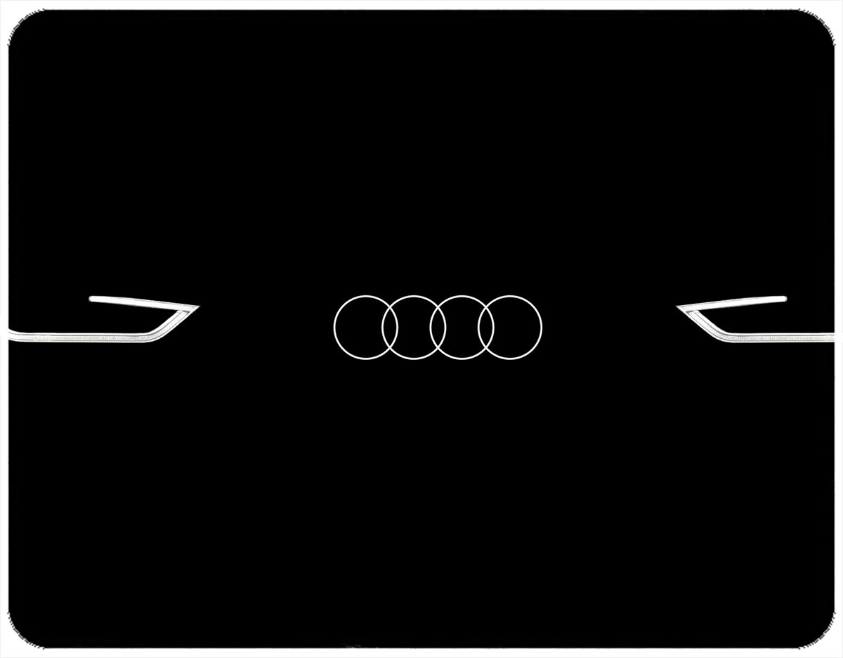 PODKŁADKA POD MYSZKĘ AUDI Z IMIENIEM 23x19CM DO LAPTOPA