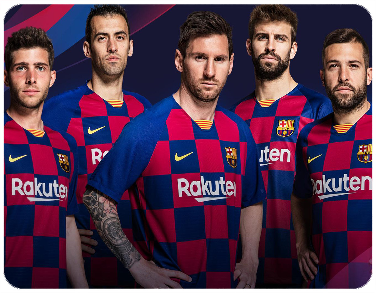 PODKŁADKA POD MYSZKĘ FC BARCELONA Z IMIENIEM 23x19CM DO LAPTOPA