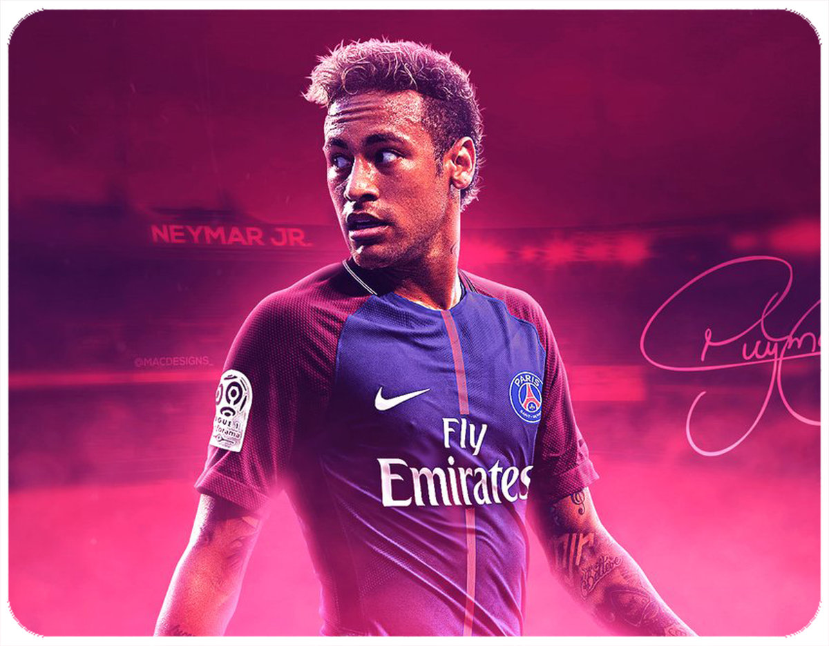 PODKŁADKA POD MYSZKĘ NEYMAR Z IMIENIEM 23x19CM DO LAPTOPA