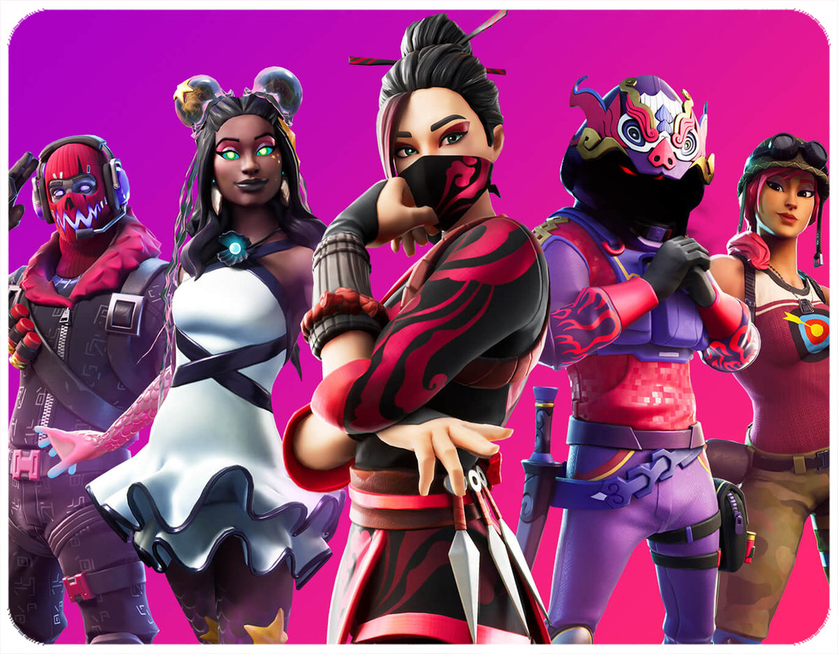 PODKŁADKA POD MYSZKĘ FORTNITE Z IMIENIEM 23x19CM DO LAPTOPA