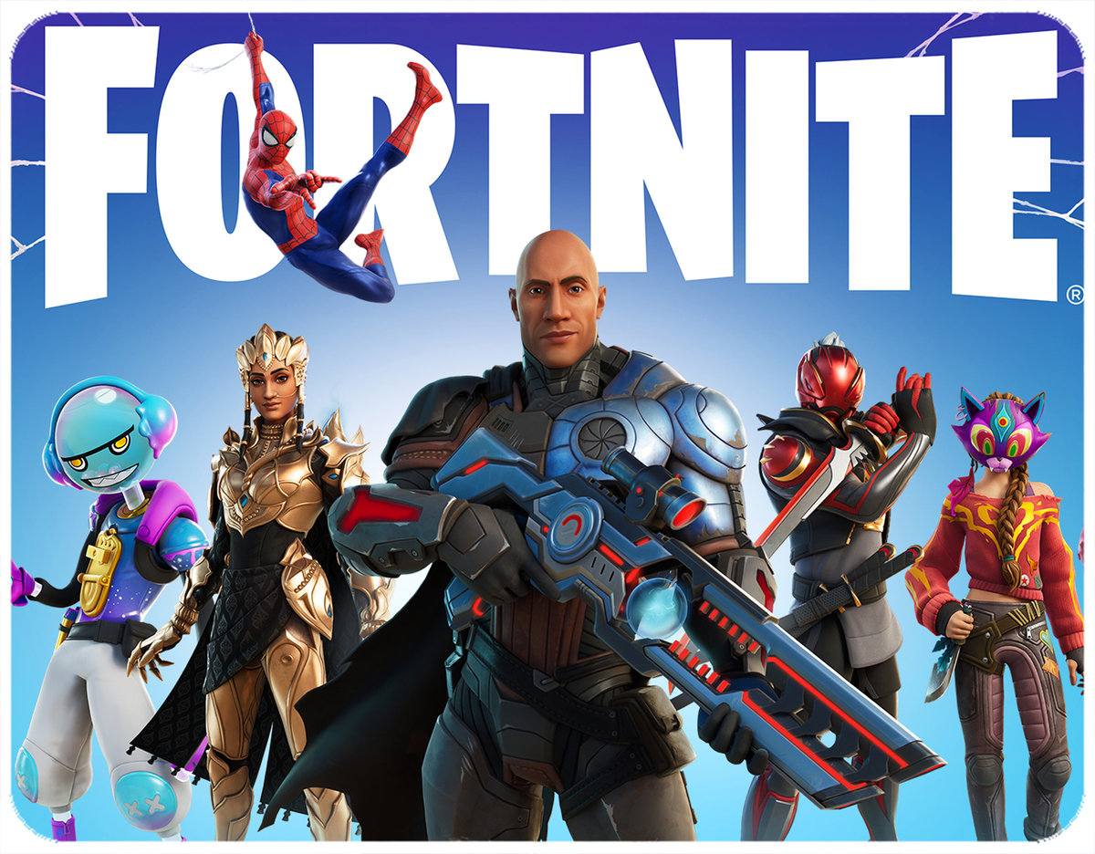 PODKŁADKA POD MYSZKĘ FORTNITE Z IMIENIEM 23x19CM DO LAPTOPA