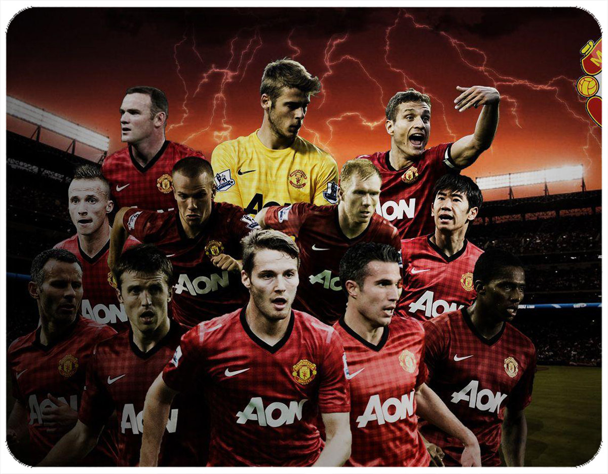 PODKŁADKA POD MYSZKĘ MAN UNITED Z IMIENIEM 23x19CM DO LAPTOPA