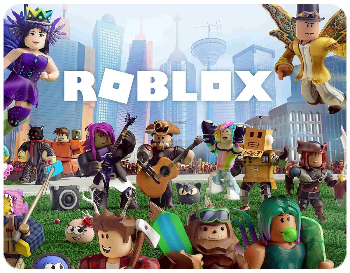 PODKŁADKA POD MYSZKĘ ROBLOX Z IMIENIEM 23x19CM DO LAPTOPA