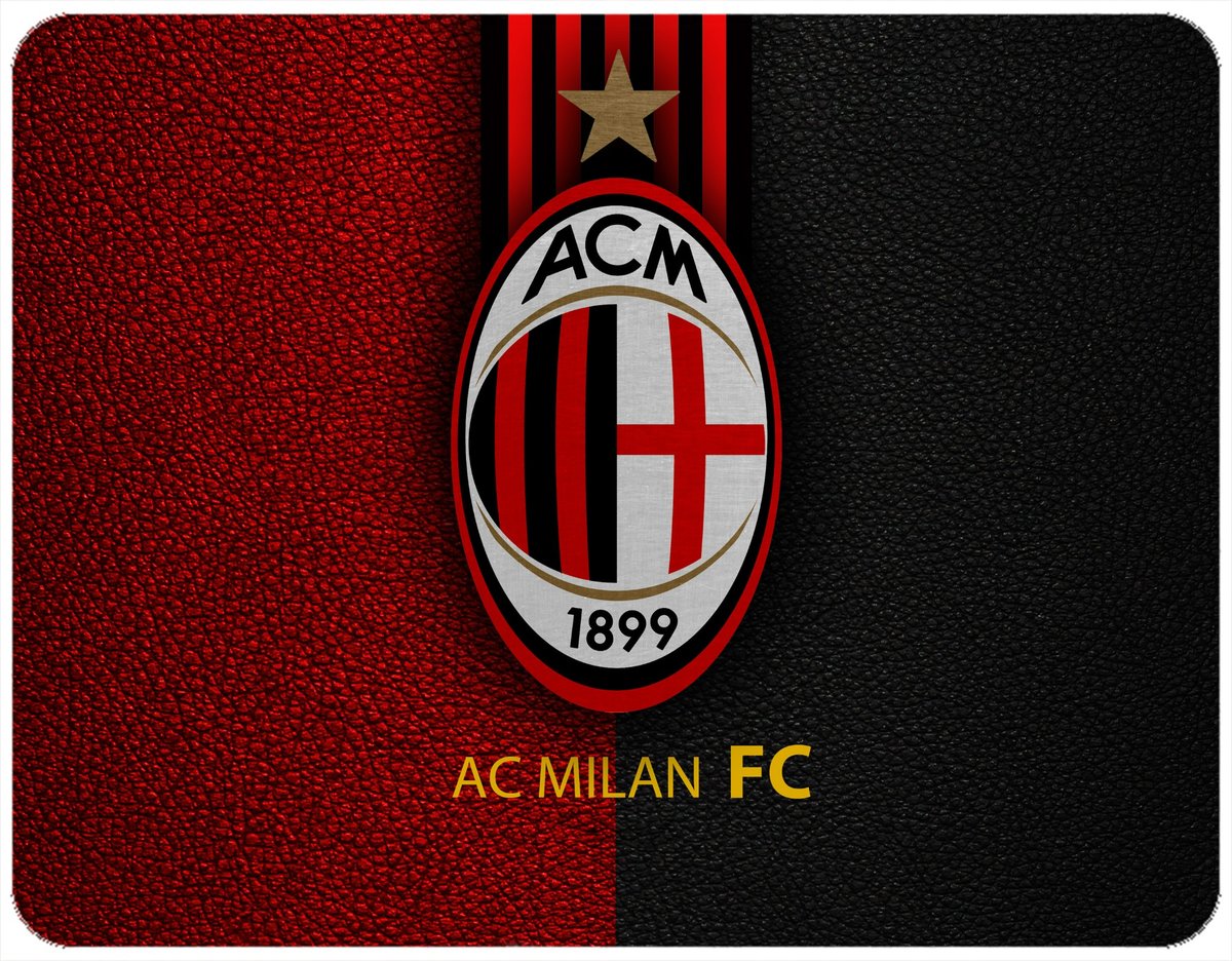 PODKŁADKA POD MYSZKĘ AC MILAN Z IMIENIEM 23x19CM DO LAPTOPA