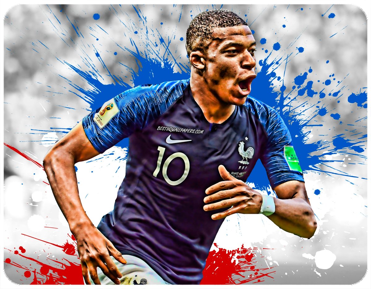 PODKŁADKA POD MYSZKĘ KYLIAN MBAPPE Z IMIENIEM 23x19CM DO LAPTOPA