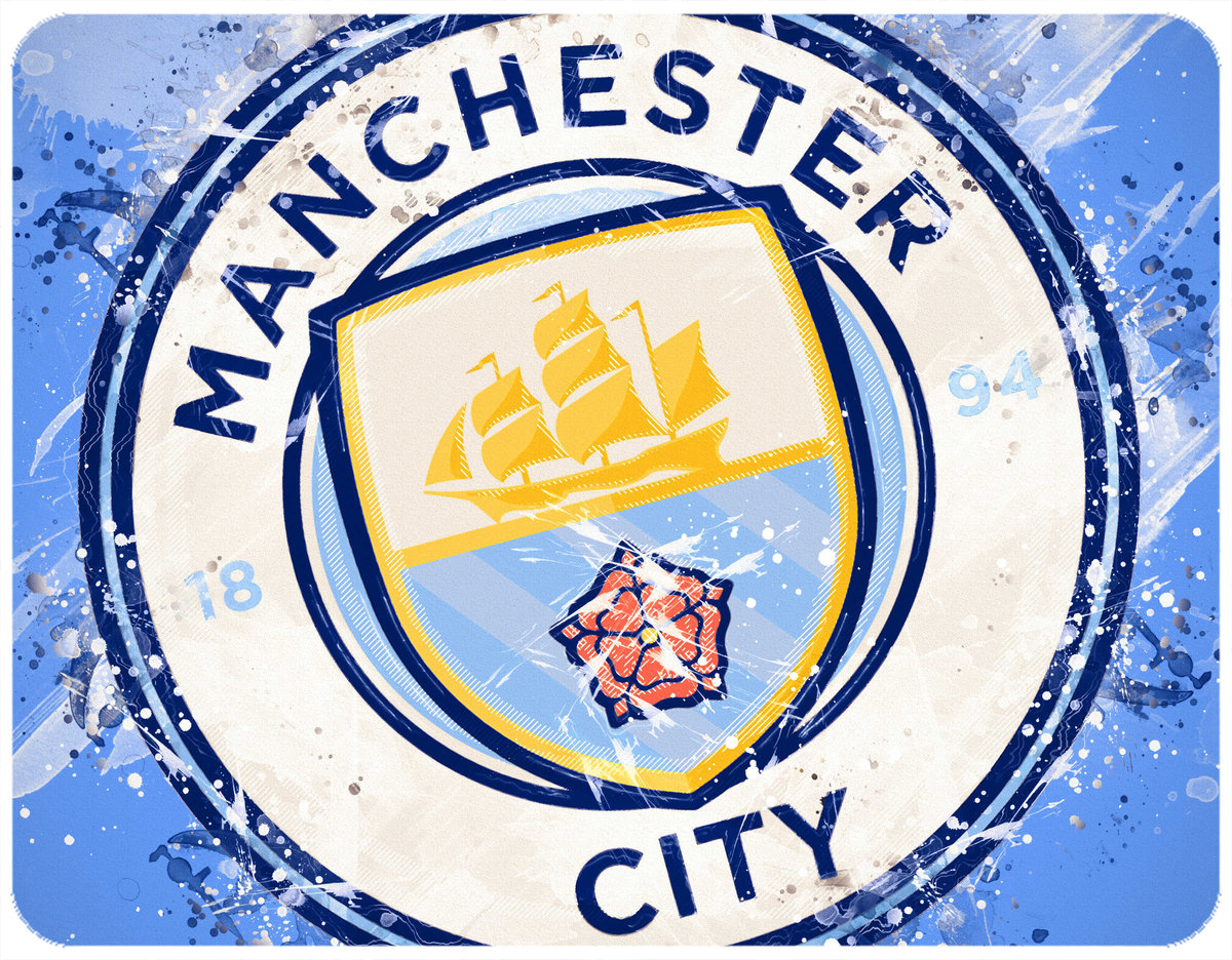 PODKŁADKA POD MYSZKĘ MAN CITY Z IMIENIEM 23x19CM DO LAPTOPA