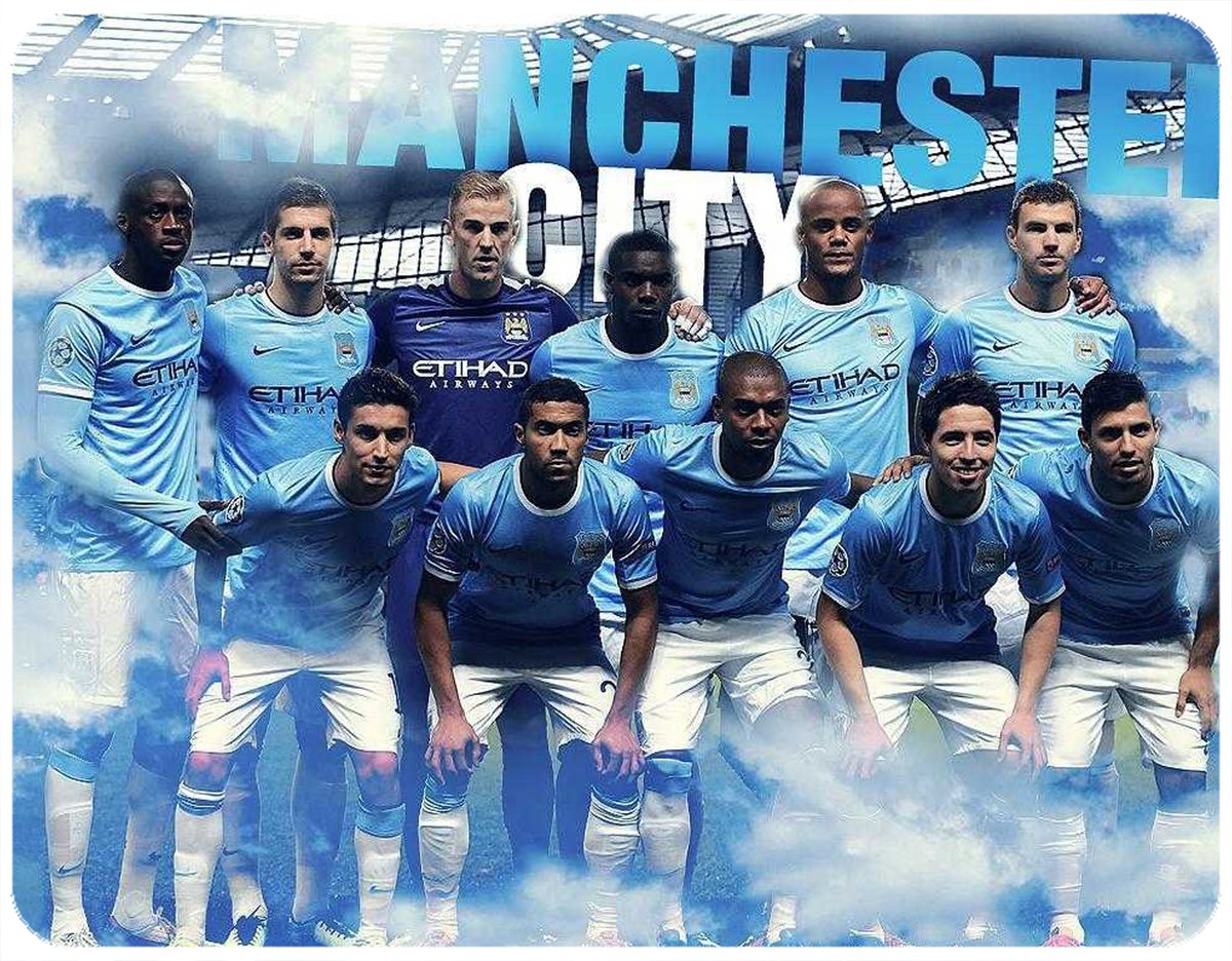 PODKŁADKA POD MYSZKĘ MAN CITY Z IMIENIEM 23x19CM DO LAPTOPA