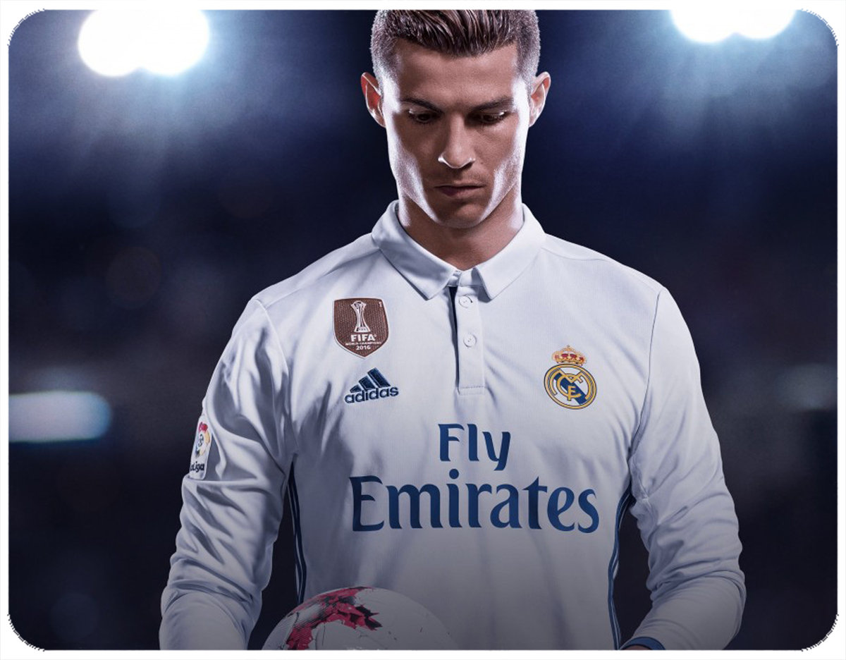 PODKŁADKA POD MYSZKĘ CRISTIANO RONALDO + IMIĘ 23x19CM DO LAPTOPA