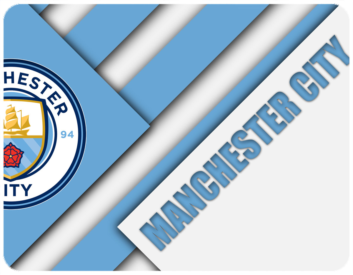 PODKŁADKA POD MYSZKĘ MAN CITY Z IMIENIEM 23x19CM DO LAPTOPA