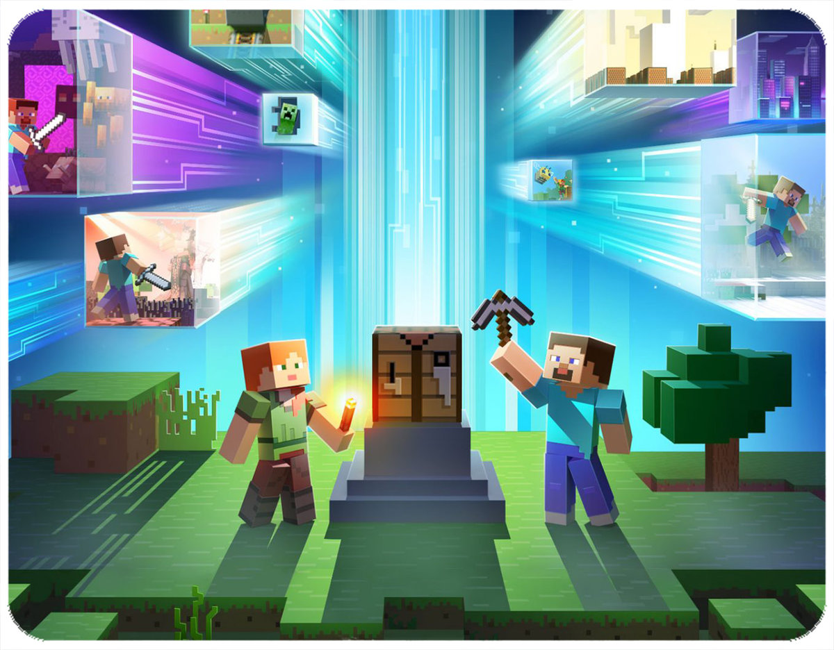 PODKŁADKA POD MYSZKĘ MINECRAFT Z IMIENIEM 23x19CM DO LAPTOPA