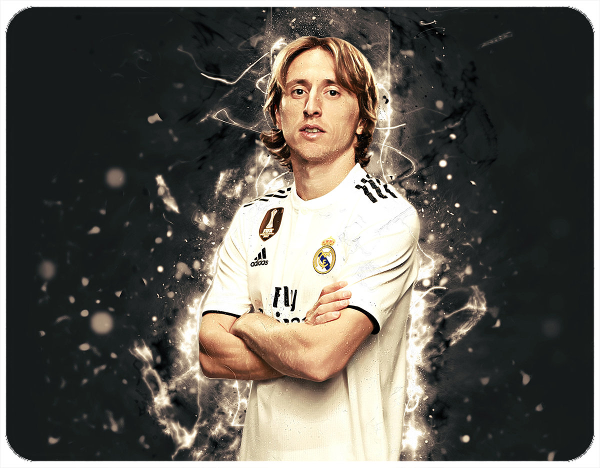 PODKŁADKA POD MYSZKĘ LUKA MODRIC Z IMIENIEM 23x19CM DO LAPTOPA