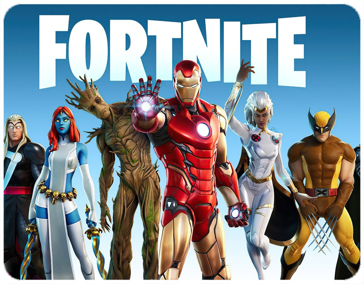 PODKŁADKA POD MYSZKĘ FORTNITE Z IMIENIEM 23x19CM DO LAPTOPA