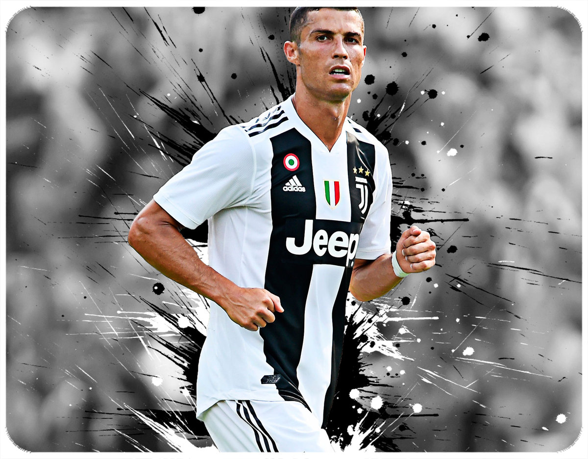 PODKŁADKA POD MYSZKĘ CRISTIANO RONALDO + IMIĘ 23x19CM DO LAPTOPA