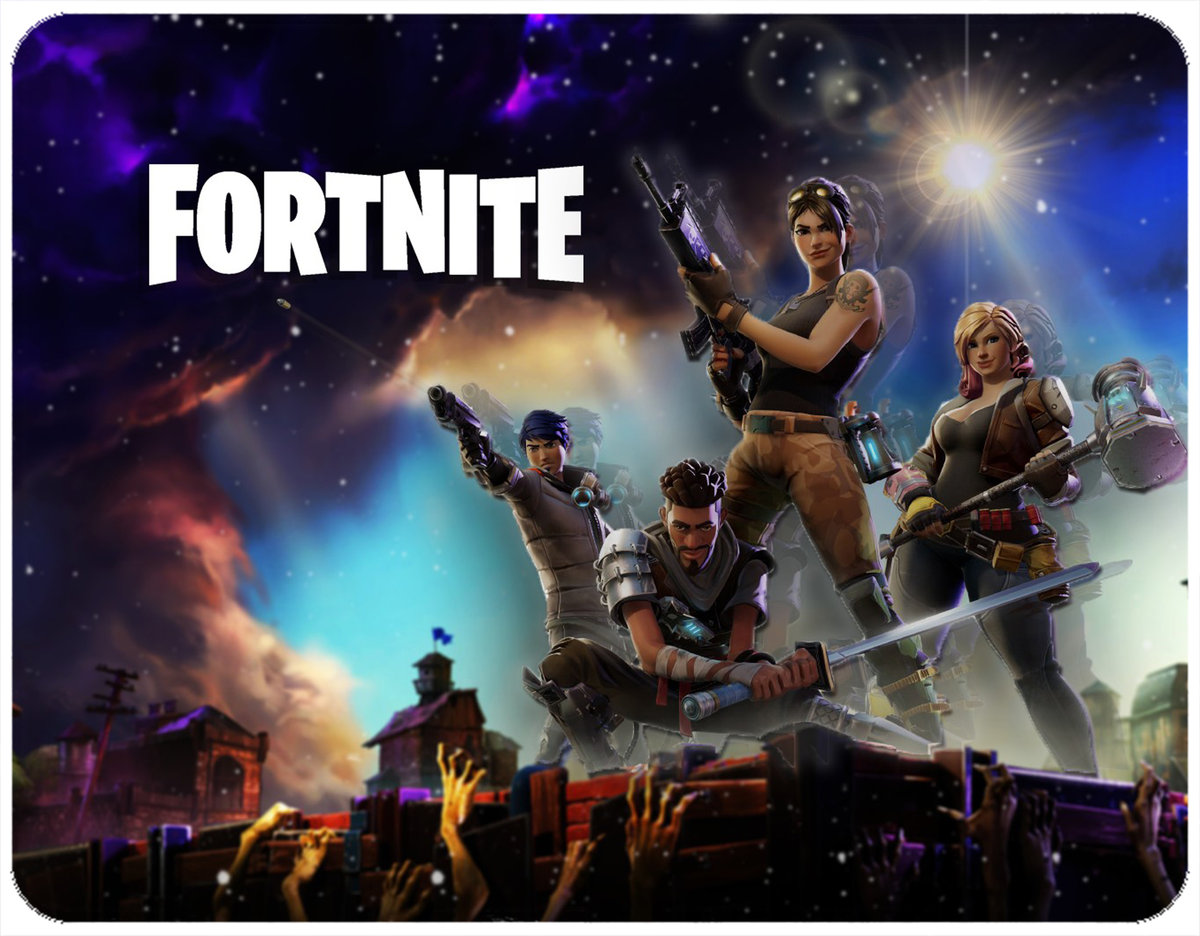 PODKŁADKA POD MYSZKĘ FORTNITE Z IMIENIEM 23x19CM DO LAPTOPA