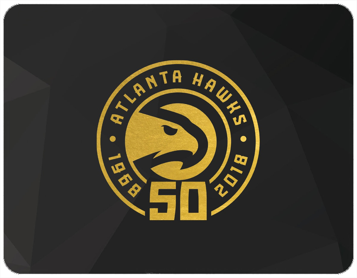 PODKŁADKA POD MYSZKĘ ATLANTA HAWKS + IMIĘ 23x19CM DO LAPTOPA