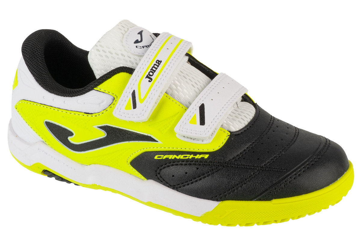 Joma Cancha Jr. 2501 IN CAJS2501INV, dla chłopca, buty halowe - halówki, Czarne