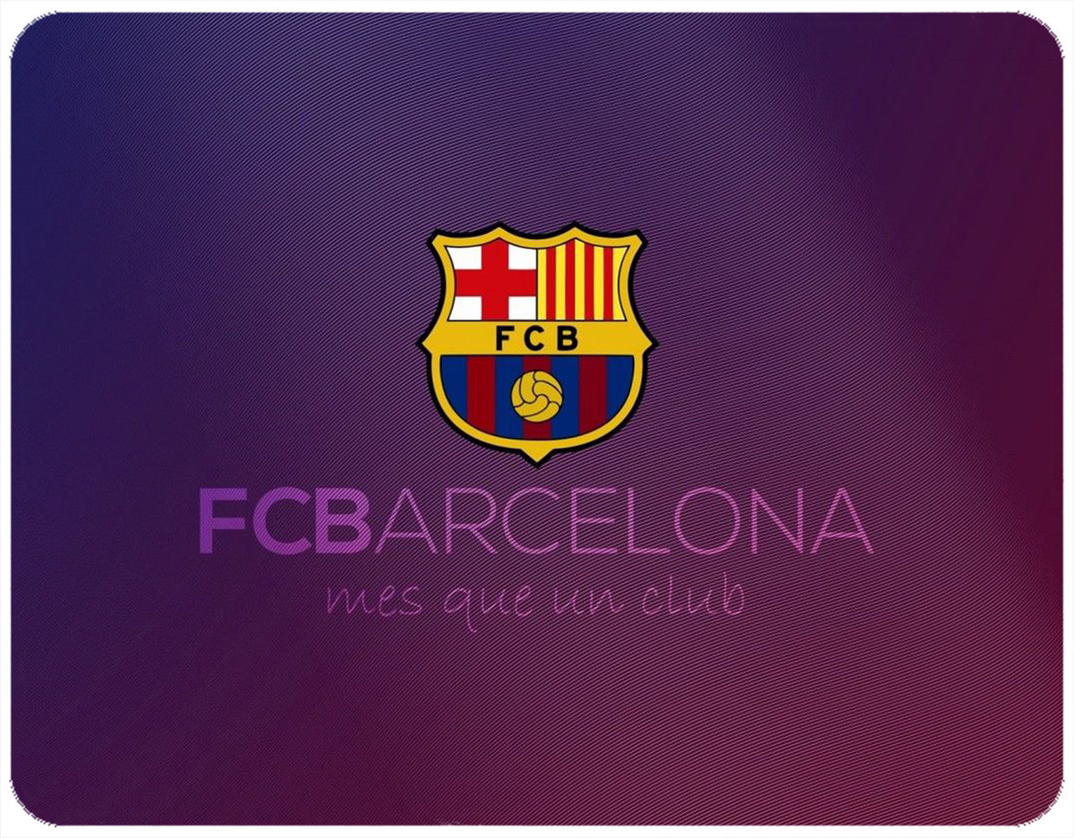 PODKŁADKA POD MYSZKĘ FC BARCELONA Z IMIENIEM 23x19CM DO LAPTOPA