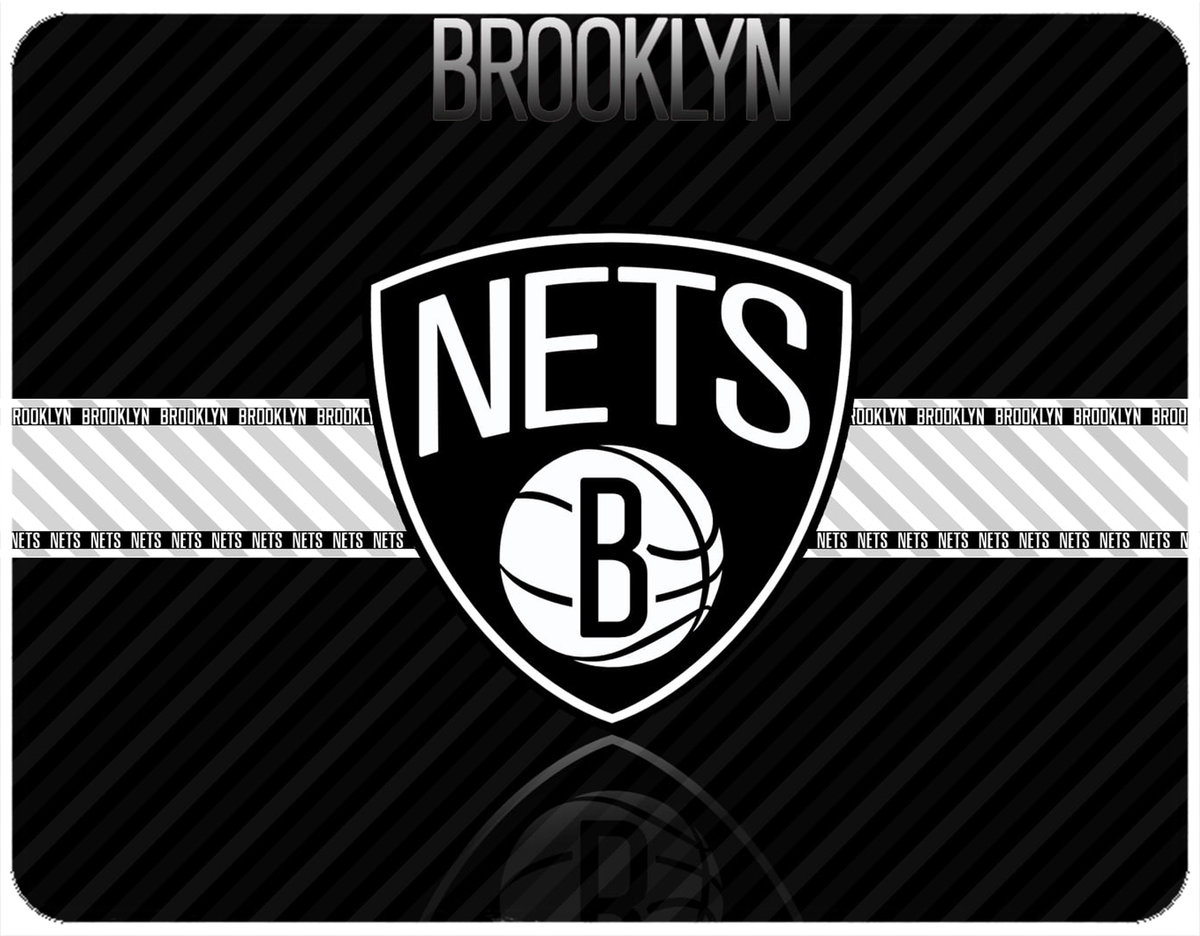 PODKŁADKA POD MYSZKĘ BROOKLYN NETS + IMIĘ 23x19CM DO LAPTOPA