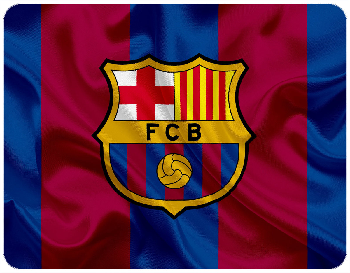 PODKŁADKA POD MYSZKĘ FC BARCELONA Z IMIENIEM 23x19CM DO LAPTOPA