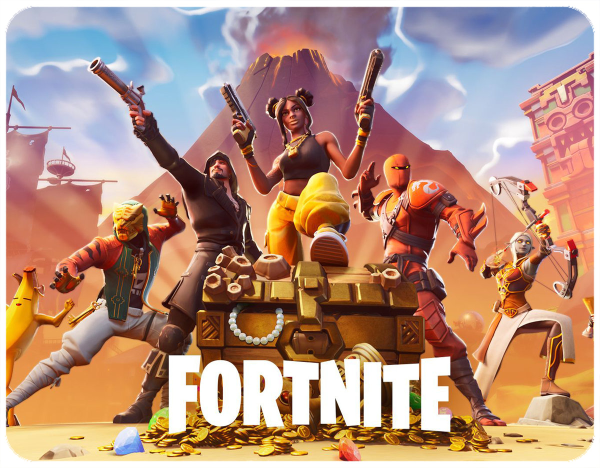PODKŁADKA POD MYSZKĘ FORTNITE Z IMIENIEM 23x19CM DO LAPTOPA