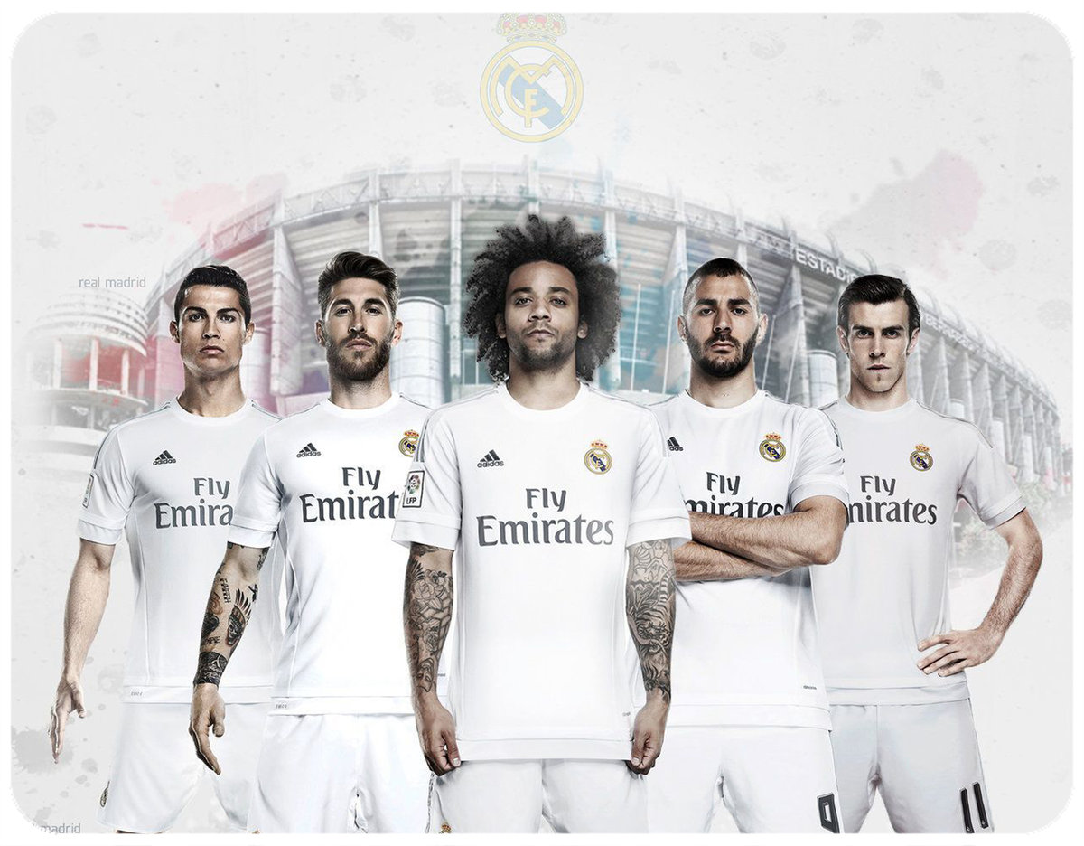 PODKŁADKA POD MYSZKĘ REAL MADRYT Z IMIENIEM 23x19CM DO LAPTOPA