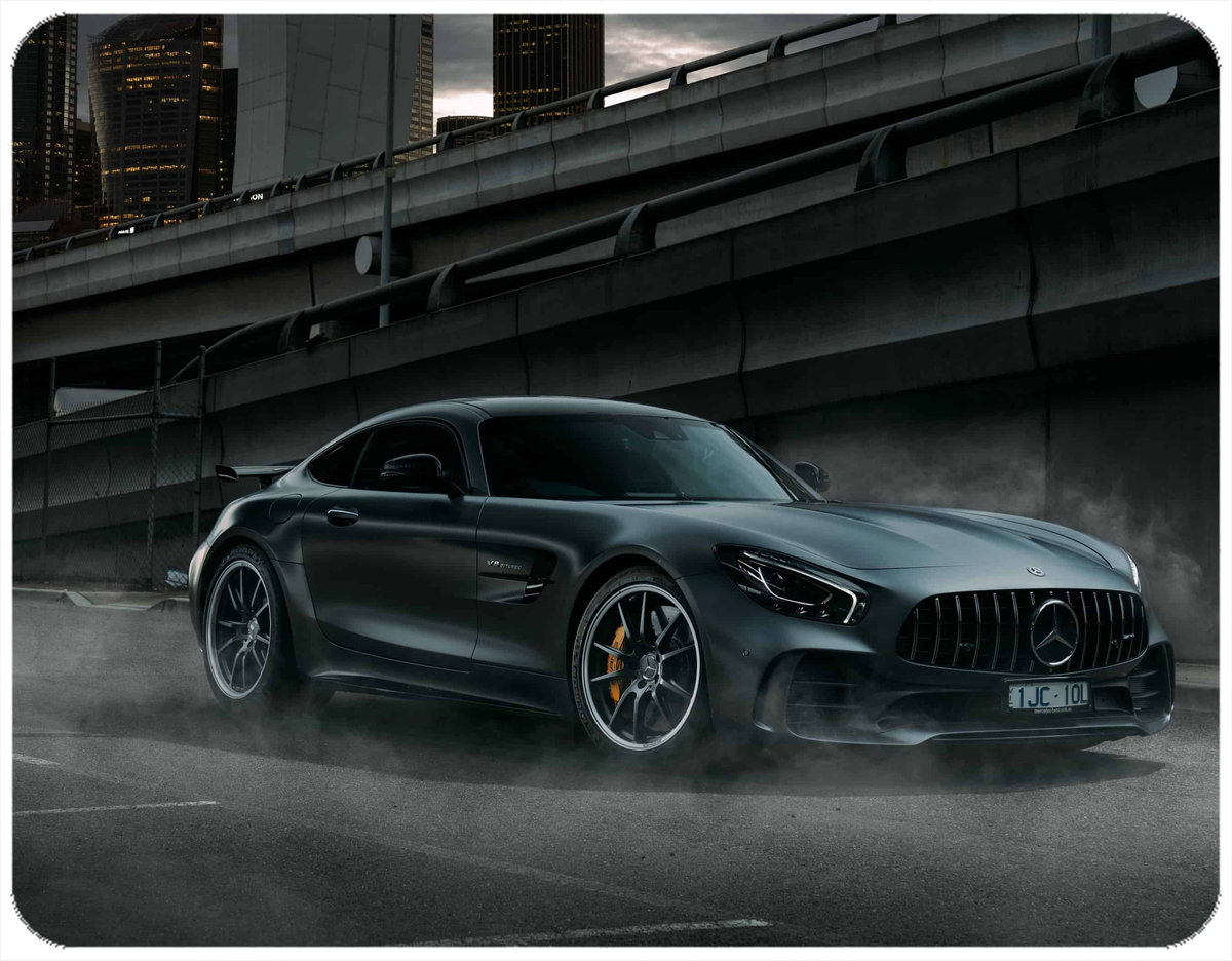 PODKŁADKA POD MYSZKĘ MERCEDES AMG Z IMIENIEM 23x19CM DO LAPTOPA
