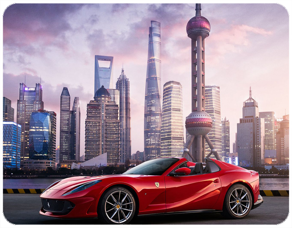 PODKŁADKA POD MYSZKĘ FERRARI Z IMIENIEM 23x19CM DO LAPTOPA