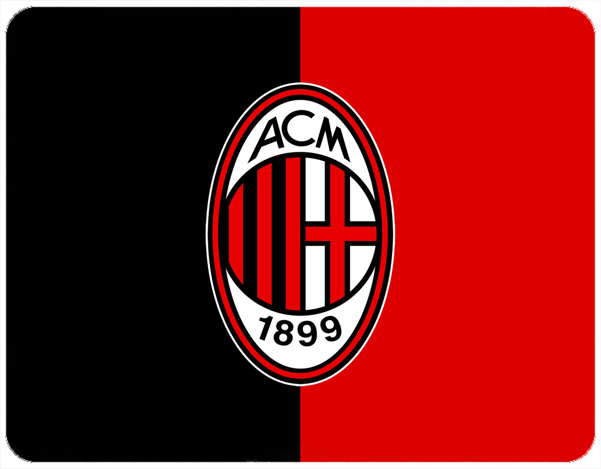 PODKŁADKA POD MYSZKĘ AC MILAN Z IMIENIEM 23x19CM DO LAPTOPA