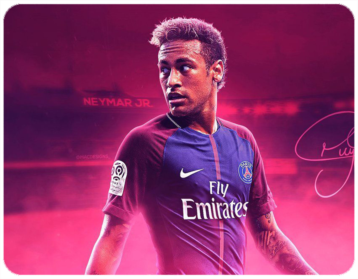 PODKŁADKA POD MYSZKĘ NEYMAR Z IMIENIEM 23x19CM DO LAPTOPA
