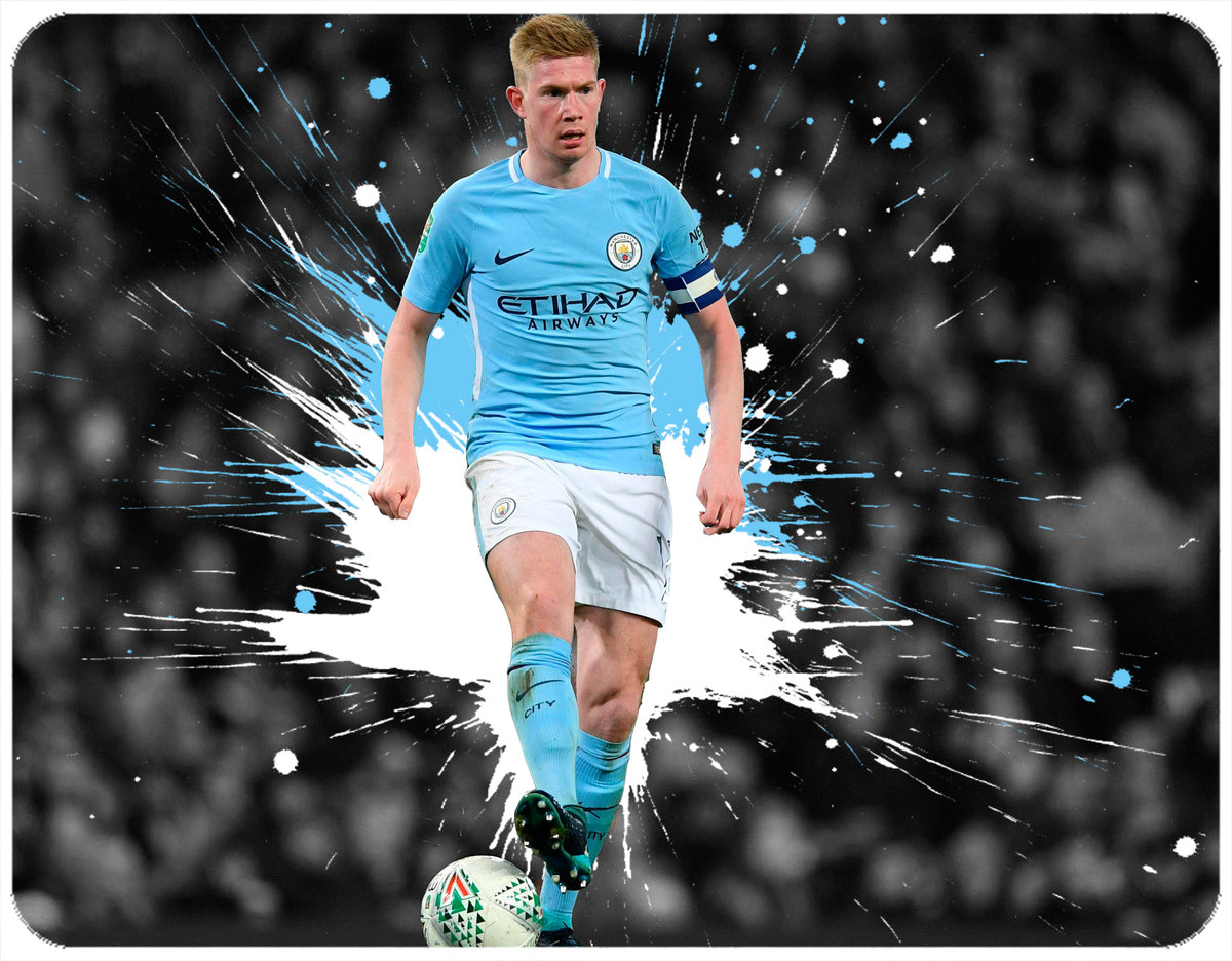 PODKŁADKA POD MYSZKĘ KEVIN DE BRUYNE Z IMIENIEM 23x19CM DO LAPTOPA