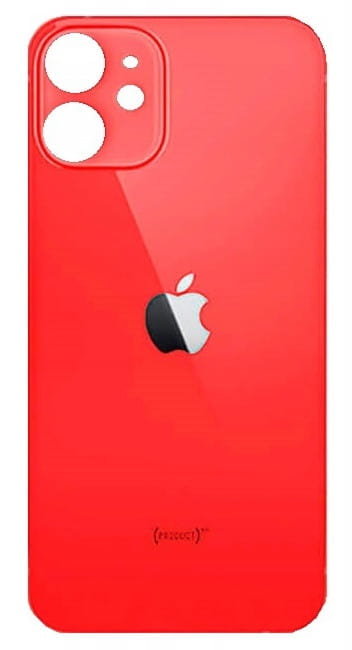 Klapka Plecki Tył iPhone 12 Mini Red Duże oczko