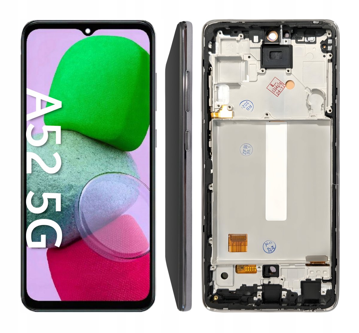WYŚWIETLACZ EKRAN LCD DO SAMSUNG A52 5G OLED RAMKA CZARNA SM-A526