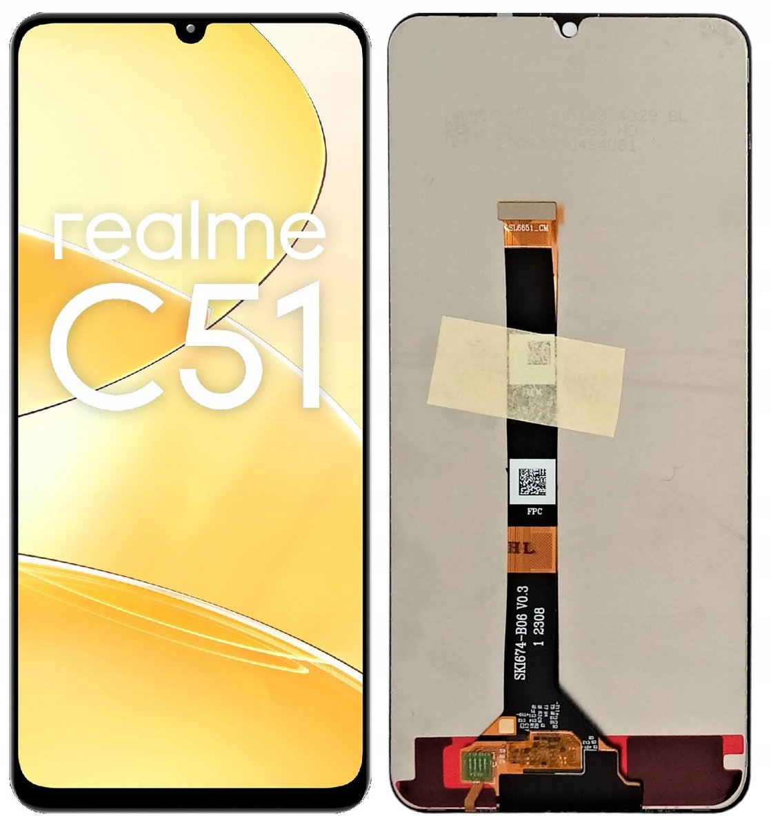 WYŚWIETLACZ EKRAN LCD DO REALME C51